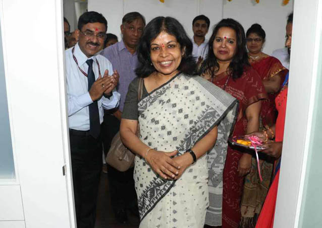 Honble Ms. Rashmi Verma, IAS Secretary, Ministry of Textiles, Govt. of India, inaugurated Data Centre of National Textile Corporation Limited under Ministry of Textiles, Govt. of India, in the office of NTC Ltd Western Region, Mumbai on Wednesday 4th May,2016  in presence of Ms. Anu Garg , IAS, Joint Secretary , Ministry of Textiles, Shri. P.C.Vaish, Chairman cum Managing Director and other senior officers of NTC.